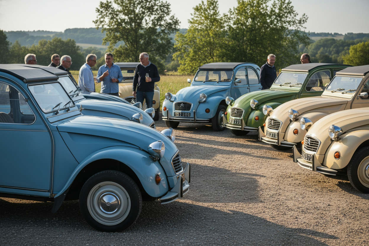 Atelier de restauration d'une Citroën 2CV